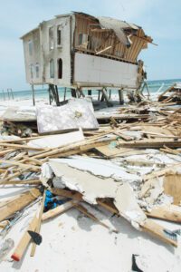 mineo salcedo house with hurricane damage